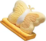 Butterfly Plush Pillow | Sofa Decor Plush Lumbar Pillow | Huggable Throw Pillows Bed Room Decoration Pillows with Blanket for Sofa, Living Room, Kitchen, Car