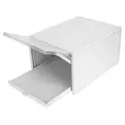 Shoes Box PP Storage Drawer Organizer Container Durable Cabinet For Home2pcs Big