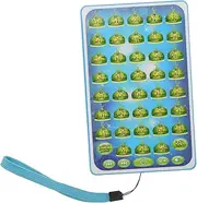 Vaguelly Learning Machine Machine Laptop Musical Learning Machine for Learning Pad Plastic Sky-Blue