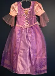 New Disney Store RAPUNZEL Tangled Costume Dress L 10