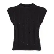 [Brunello Cucinelli] Brunello Cucinelli Dazzling Vest XS BLACK