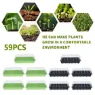 Seed Tray Plant Seed Pots Seedling Starter Greenhouse Seeding Germination beEtg