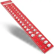 KNFFSAAJL Nut and Bolt Thread Checker Set Aluminum Alloy Thread Identifier Gauge Standard and Metric Size Precise Screw Size and Thread Gauge Measuring Tool for Nuts Bolts Screws