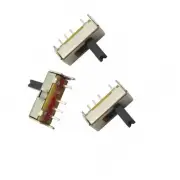 50PCS SS13D07 Slide Switch 1P3T 4Pin W/ Handle 6mm 3 position f DIY Electronic