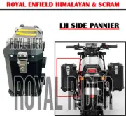 Royal Enfield Himalayan & Scram Shoes Black Aluminum Bag Left