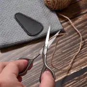 2 Pcs Small Grooming Scissors Stainless Steel Beauty Scissors for Men YD