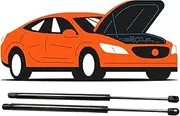Bonnet Hood Struts Compatible With Mazda 3 Axela BP 2019-2025 Mazda3 Modify Lift Support Shocks Absorber Damper Rods Gas Spring