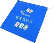 HOUDERCO Large Capacity Drawstring Storage Bag for Mahjong Tiles Durable Organizer for Travel and Game Sturdy Mahjong Tiles Pouch for Safe Transport and Organization