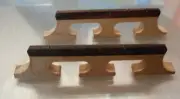 2 New 5 String Banjo Bridges With Rosewood Inserts