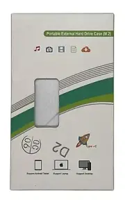 NEW Portable External Hard Drive Case (M.2) 2 TB - D2 Silver