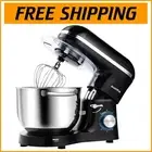 Powerful 6.5QT Tilt-Head Kitchen Stand Mixer with Whisk, Dough Hook, & Beater