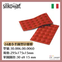 在飛比找蝦皮購物優惠-【54SHOP】義大利 Silikomart 24連小半球模