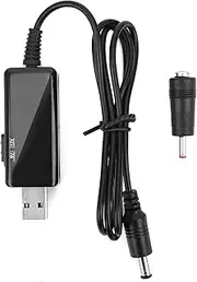 Tihebeyan Energy Cable Cable of USB Reinforcement to 9V to 9V 12V Digital Stepup Screen for Wireless Models of ABS 1 Piece Optical Modem