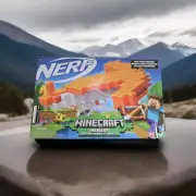 Nerf Minecraft Pillagers Crossbow Toy - Orange/White (F4415) New Boxed