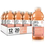 Vitaminwater Zero Sugar Gutsy Bottles, 20 Fl Oz, 12 Pack