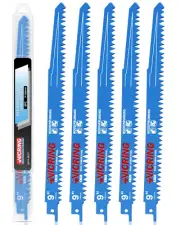 Wood Pruning Reciprocating Saw Blades 9-Inch, 5TPI for Trees – High Carbon Steel