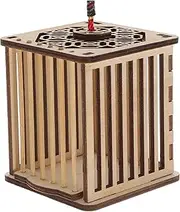 Generic 1Pc Wooden Cage for Outdoor Insect Transport for Nature Exploration and Rearing Space Saving Design for Enthusiasts