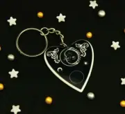 SUN & MOON PLANCHETTE KEYCHAIN Car Keys Mini Aesthetic Witchy Witch Spooky Ouija