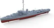 YYC350596S 1/350 Military Model Kit US Navy Hoquiam Frigate PF-5 Full Hull