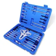46pcs Harmonic Balancer Puller Set, Steering Wheel Flywheel Crankshaft Pulley
