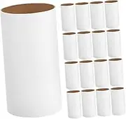 Veemoon Hand-Made Paper Tubes 20pcs Bulk Craft Making Materials DIY Blank Paper Tubes for Boys and Girls Cardboard Rolls for Art Projects