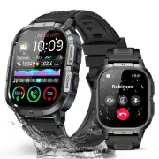Military Smart Watches for Men-2.06”AMOLED Bluetooth Calls, IP68 Fitness Acti...