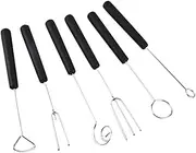 Hoement Stainless Steel Mixing Tools Candy Dipping Forks for Cake Decorating Dessert Dipping