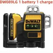 DeWalt DW089LG 12V Green Line 3 x 360 Laser Level Laser & Battery & Charger USA