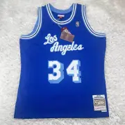 NBA Mitchell & Ness Swingman Alternate Los Angeles Blue Lakers Jersey Shaq Large
