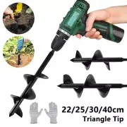 Earth Auger Drill Bit for Gas Powered Post Post Hole Diggers Yard .a