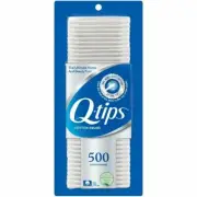 Q-tips Cotton Swabs Ultimate Home Beauty Tool Soft Cotton 500 Count Pack of 12