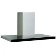 Sirius 90cm Canopy Rangehood with SEM5 Motor - Black Glass Fascia