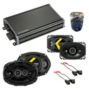 Fits Chevy Corsica 1991-1996 Speaker Upgrade Kicker DSC46 DSC693 & CXA360.4 Amp