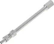 X AUTOHAUX Tire Valve Extension Stem Adaptor, 100mm Length Stem Extender Pipes Universal for Car Truck Bike Trailer RV Durable Copper Silver Tone