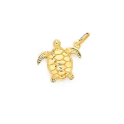 9ct Gold Sea Turtle Charm