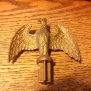 1 Plastic Slip Fit Eagle For 1" ID Aluminum Flag Pole Gold Gilt