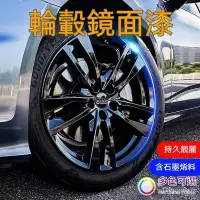 在飛比找蝦皮購物優惠-可開發票汽車電鍍輪轂噴漆亮光黑磨砂黑自噴漆摩託黑色油漆鋼圈改