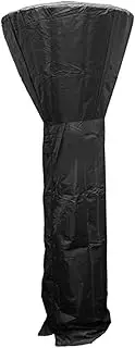 1pc Heater Cover Floor Heater Universal Heater Cover Heater Vent Covers Heat Warmers Oxford Cloth Black Heater Cover Patio Heater Cover Stand up All-purpose Heater Cover