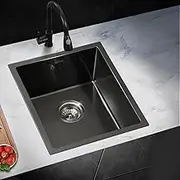 Welba Stainless Steel Sink 44 x 38 x 20.5 Kitchen Sink Laundry Bathroom Home Basin
