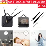 2x Silent Wall Clock Movement Mechanism Quartz Motor Repair Kit Non-Ticking DIY