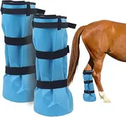 COMFPET 2 Piece Hoof Soaking Boot for Hoof Problems, White Line Disease, Thrush, Abscess Horse Soaker Bag, Hooves Care Treatment