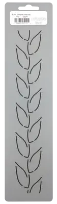 Quilting Stencil Simple Leaf Border Patterns Plastic Hand Quilt 1.5" Template