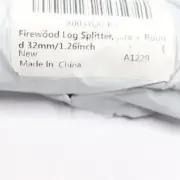 Firewood Log Splitter Drill Bit Black 32mm/1.26" A1229