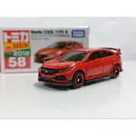 1/64 TOMICA 港版 初回 HONDA CIVIC TYPE-R FK8 紅 喜美 十代