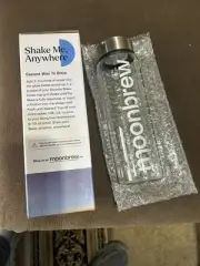 MoonBrew DLX Glass Shaker Bottle 16oz Heat/Leak Resistant Moon Brew - BRAND NEW