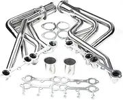 daili store Exhaust Headers Set Stainless For 1973-1985 Compatible With Chevy Truck Compatible With Blazer Compatible With Suburban 2wd/4wd