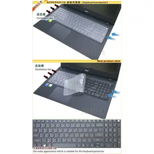 【Ezstick】ACER EX2511 EX2511G 專利透氣奈米銀抗菌TPU 鍵盤保護膜 鍵盤膜