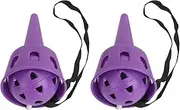 Catch Ball Game, Throw and Catch Ball Fine Workmanship 2 Set for Home (Purple)