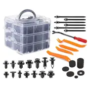 Auto Panel Bumper Rivet Retainer 731pcs Car Trim Body Clips Kit Plastic Fastener