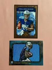 Dorial Green-Beckham 2x Rookie RC Lot 2015 Valor Jumbo Jersey /50 Crown Royale